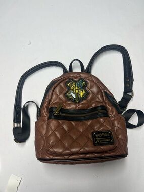 Loungefly Harry Potter Hogwarts Crest Quilted Mini Backpack